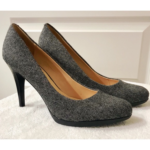 Nine West Shoes - NINE WEST Grey 4-Inch Heel Pumps